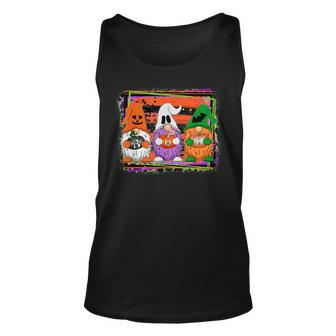 Halloween Gnomes Autumn Pumpkin Fall Costume Funny Holiday Unisex Tank Top - Seseable
