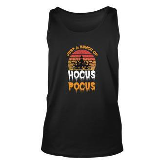 Halloween House Its Just A Bunch Of Hocus Pocus Unisex Tank Top - Seseable