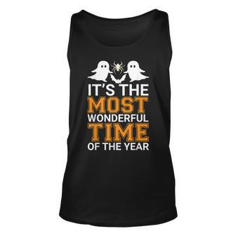 Halloween Its The Most Wonderful Time Of The Year Unisex Tank Top - Thegiftio UK