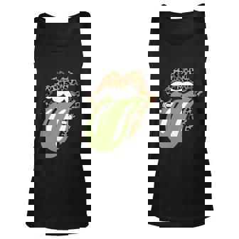 Halloween Leopard Panther Frankenstein Tongue Scary Graphic Design Printed Casual Daily Basic Unisex Tank Top - Thegiftio