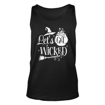 Halloween Let_S Get Wicked White Version For You Men Women Tank Top Graphic Print Unisex - Seseable