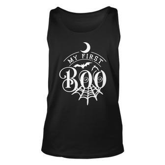 Halloween My First Boo Special White Custom Men Women Tank Top Graphic Print Unisex - Seseable