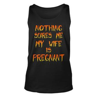 Halloween Pregnancy Announcement Funny Husband Gift Unisex Tank Top - Seseable