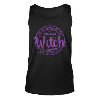 Halloween Proud Member Of The Wicked Witch Club Unisex Tank Top - Seseable