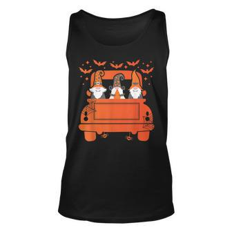 Halloween Truck Gnomes Funny Spooky Kids Adults Costume Unisex Tank Top - Seseable