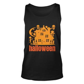 Halloween Witch House Halloween Quote Unisex Tank Top - Monsterry DE