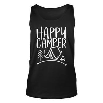 Happy Camper Camping T For Men Women And Kids Unisex Tank Top - Seseable