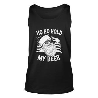 Happy Christmas In July For Hipster Santa Ho Ho Unisex Tank Top - Monsterry
