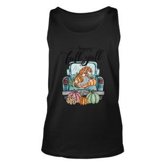 Happy Fall Yall Thanksgiving Quote Unisex Tank Top - Monsterry