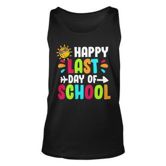 Happy Last Day Of School Sun Tshirt Unisex Tank Top - Monsterry