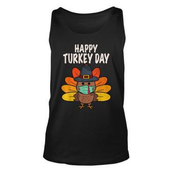Happy Turkey Day Funny Thanksgiving 2021 Autumn Fall Season V2 Unisex Tank Top - Seseable