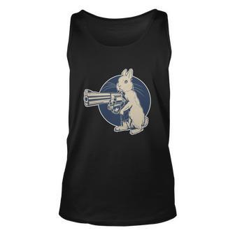 Hare Trigger Gangster Bunny Unisex Tank Top - Monsterry CA