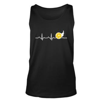 Heartbeat I Love Pickleball Funny Gift For Pickleball Player Great Gift Unisex Tank Top - Monsterry AU