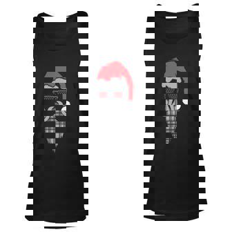 Hipster Santa Claus Unisex Tank Top - Thegiftio UK