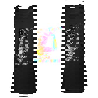 Hispanic Heritage Month Messy Bun Colorful Unisex Tank Top - Monsterry