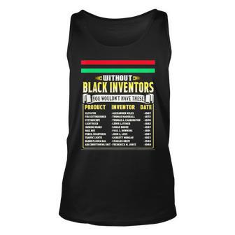History Of Black Inventors Black History Month Unisex Tank Top - Thegiftio