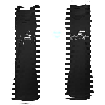 Honduras Love Heartbeat Honduran Flag With Heart Honduras Cool Gift Unisex Tank Top - Thegiftio