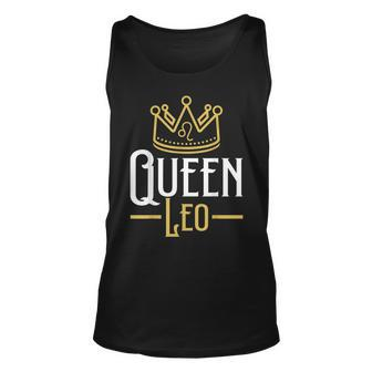 Horoscope Queen Leo Symbol Zodiac Sign Personality Birthday Unisex Tank Top - Seseable