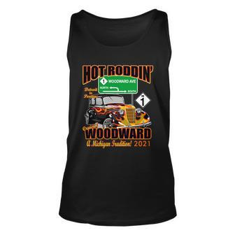 Hot Rod Woodward Ave M1 Cruise 2021 Tshirt Unisex Tank Top - Monsterry CA