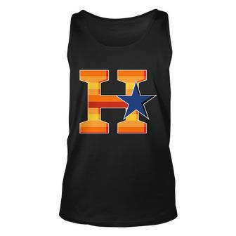Houston Baseball H Star Logo Unisex Tank Top - Monsterry DE