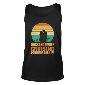 Husband And Wife Cruising Partners For Life Unisex Tank Top - Monsterry AU