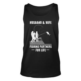 Husband And Wife - Fishing Partners Unisex Tank Top - Seseable