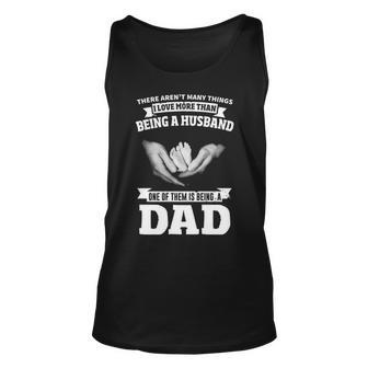 Husband - Love Being A Dad Unisex Tank Top - Seseable