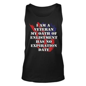 I Am A Veteran My Oath Of Enlistment Veteran V2 Unisex Tank Top - Thegiftio UK