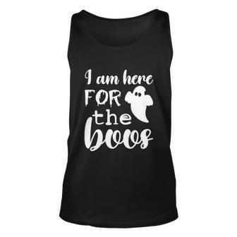 I Am Here For The Hous Halloween Quote Unisex Tank Top - Monsterry AU