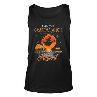 I Am The Grandma Witch More Magical Halloween Unisex Tank Top - Seseable