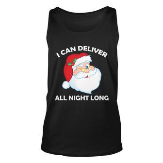 I Can Deliver All Night Long X-Mas Bad Santa Tshirt Unisex Tank Top - Monsterry