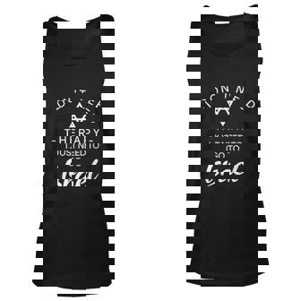 I Dont Need Therapy Just Need To Go To Israel Trip Hanukkah Unisex Tank Top - Thegiftio UK