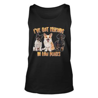 I Got Friends In Low Places Dogs Unisex Tank Top - Monsterry