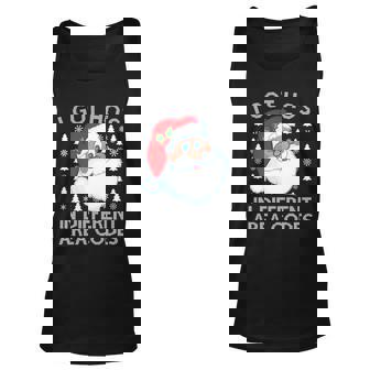 I Got Hos In Different Aera Codes Santa Claus Ugly Christmas Unisex Tank Top - Thegiftio UK