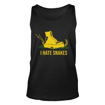 I Hate Snakes Dont Thread On Me Flag Unisex Tank Top - Monsterry