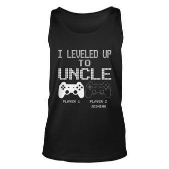 I Leveled Up To Uncle New Uncle Gaming Funny Tshirt Unisex Tank Top - Monsterry UK