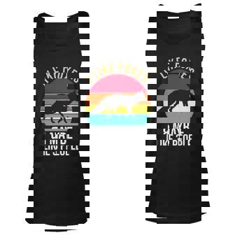 I Like Foxes And Maybe Like 3 People Funny Graphic Design Printed Casual Daily Basic Unisex Tank Top - Thegiftio UK