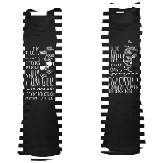 I Like Murder Shows Comfy Clothes And Maybe 3 People Graphic Design Printed Casual Daily Basic V4 Unisex Tank Top - Thegiftio