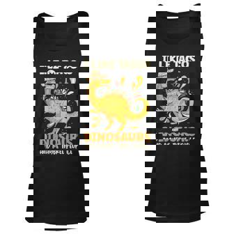I Like Tacos Dinosaurs And Maybe Three People Mexican Taco Unisex Tank Top - Thegiftio UK
