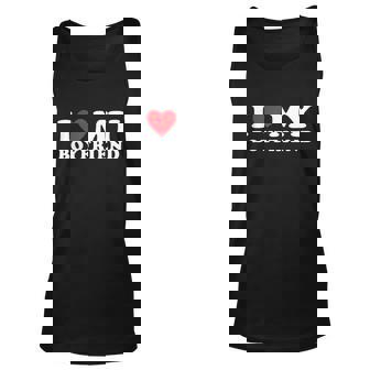 I Love My Boyfriend I Heart My Boyfriend Bf Unisex Tank Top - Thegiftio