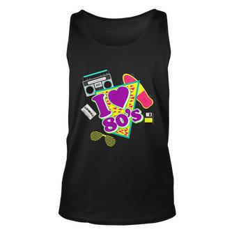I Love The 80S Eighties Cool Gift Graphic Design Printed Casual Daily Basic Unisex Tank Top - Thegiftio UK