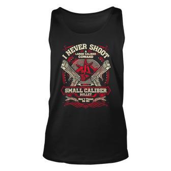 I Never Shoot Unisex Tank Top - Monsterry CA