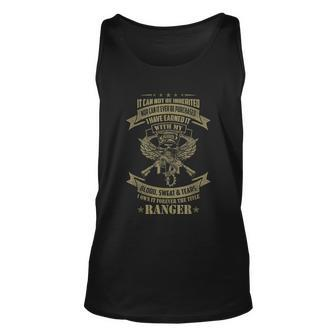 I Own It Forever The Title Us Army Ranger Veteran Gift Unisex Tank Top - Monsterry CA