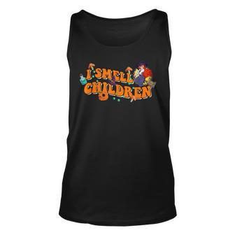 I Smell Children Witch Hat Funny Halloween Costume Unisex Tank Top - Seseable
