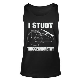 I Study Triggernometry Gun V2 Unisex Tank Top - Monsterry DE