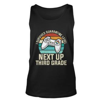 I Survived Quarantine Next Up 3Rd Grade Back To School First Day Of School Unisex Tank Top - Monsterry