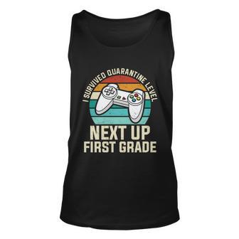 I Survived Quarantine Next Up Back To School First Day Of School Unisex Tank Top - Monsterry