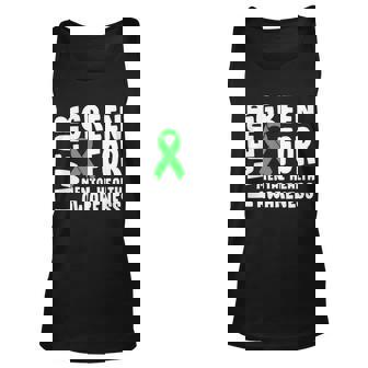 I Wear Green For Mental Health Awareness T-Shirt Graphic Design Printed Casual Daily Basic Unisex Tank Top - Thegiftio