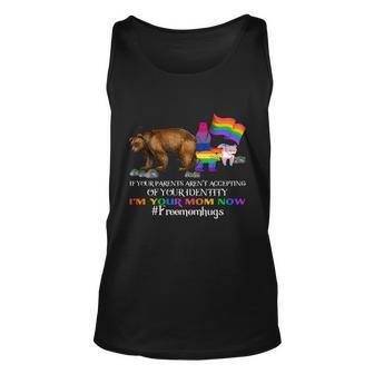 If Parents Arent Accepting Im Your Mom Free Mom Hugs Lgbt Cool Gift Unisex Tank Top - Thegiftio UK