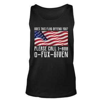 If This Flag Offend You Call 1 888-0-Fux-Given Tshirt Unisex Tank Top - Monsterry AU